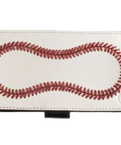 Promo 👏 Leather Baseball Checkbook Wallet 🔔 -Hot Sale BASEBALL Store a01 101ab 16 1