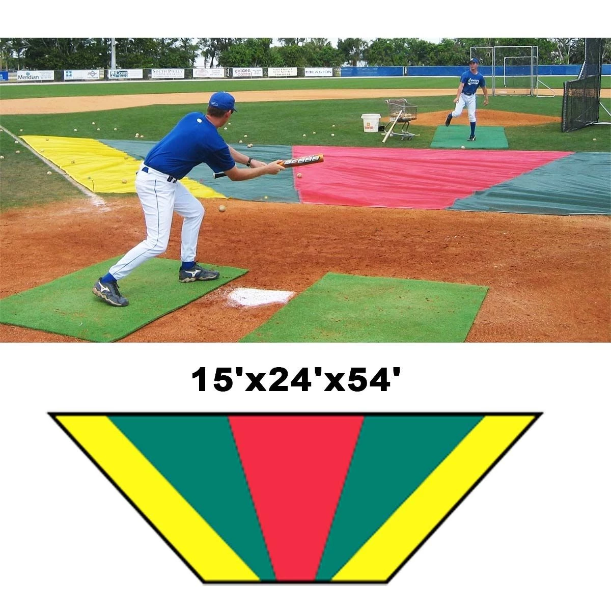 Best Pirce β¨ Aer-Flo Major League Bunt Zone Infield Protector, 15'x24'x54' π 2 Best Pirce β¨ Aer-Flo Major League Bunt Zone Infield Protector, 15'x24'x54' π - Image 2