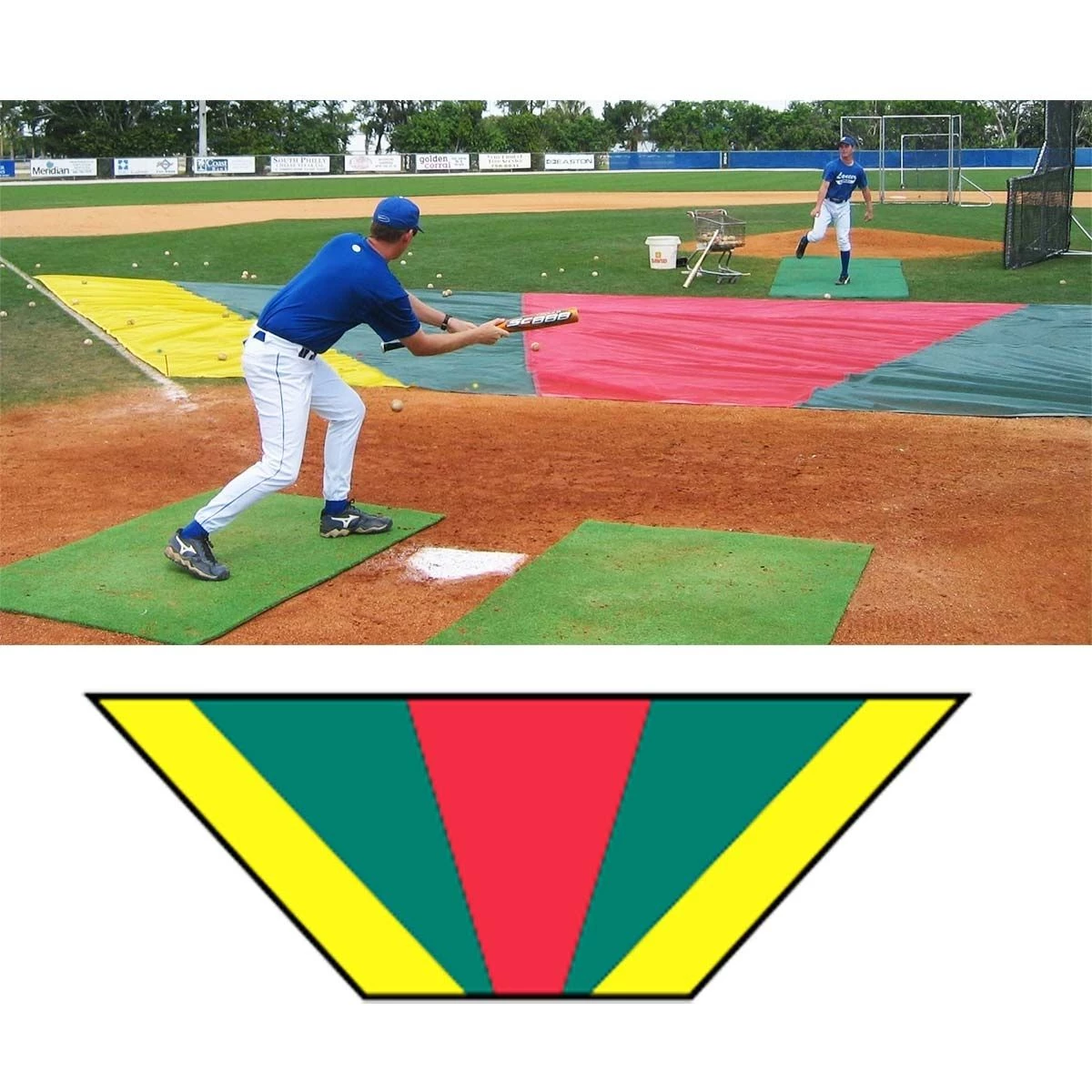 Cheap π Aer-Flo Major League Bunt Zone Infield Protector, 15'x18'x48' π 1 Cheap π Aer-Flo Major League Bunt Zone Infield Protector, 15'x18'x48' π