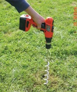 Promo 👏 Fence Ground Auger for Power Drill ✨
