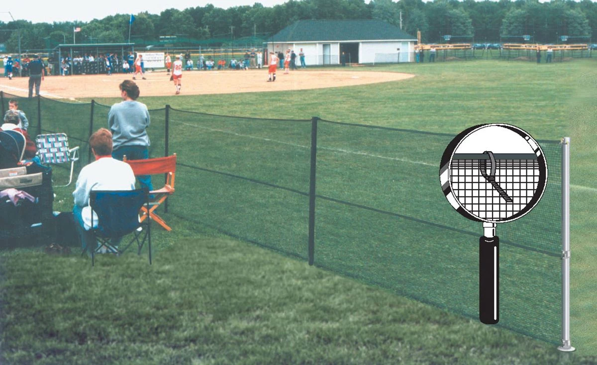 Deals π€© 150' Portable Temporary Mesh Outfield Fencing w/ Ground Sockets Scarlet π― 5 Deals π€© 150' Portable Temporary Mesh Outfield Fencing w/ Ground Sockets Scarlet π― - Image 5