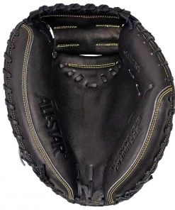 Best reviews of 🌟 All Star CM3000SBK Pro-Elite Solid Black Baseball Catcher's Mitt, 33.5" 🔥 -Hot Sale BASEBALL Store a28 386 new 1 1