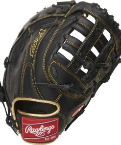 Discount 😀 Rawlings R9FM18BG 12.5" R9 Baseball First Base Mitt 👍 -Hot Sale BASEBALL Store a28 950 01 1