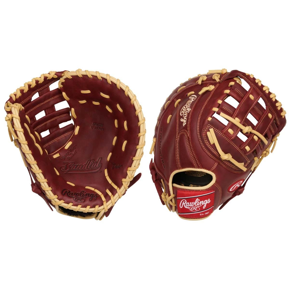 New π― Rawlings SFM18S 12.5" Sandlot First Base Mitt π 1 New π― Rawlings SFM18S 12.5" Sandlot First Base Mitt π