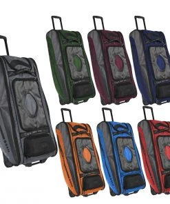 Coupon ✨ Bownet Cadet Wheeled Catchers Equipment Bag Navy 🔔 -Hot Sale BASEBALL Store a32 015 colors 1