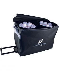 Best Sale 😍 Pro Nine Baseball/Softball Double Bucket Ball Bag 👏