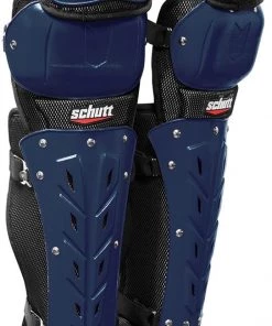 Deals β€οΈ Schutt 16" Air Maxx Scorpion Triple Flex Catcher's Leg Guards Black π