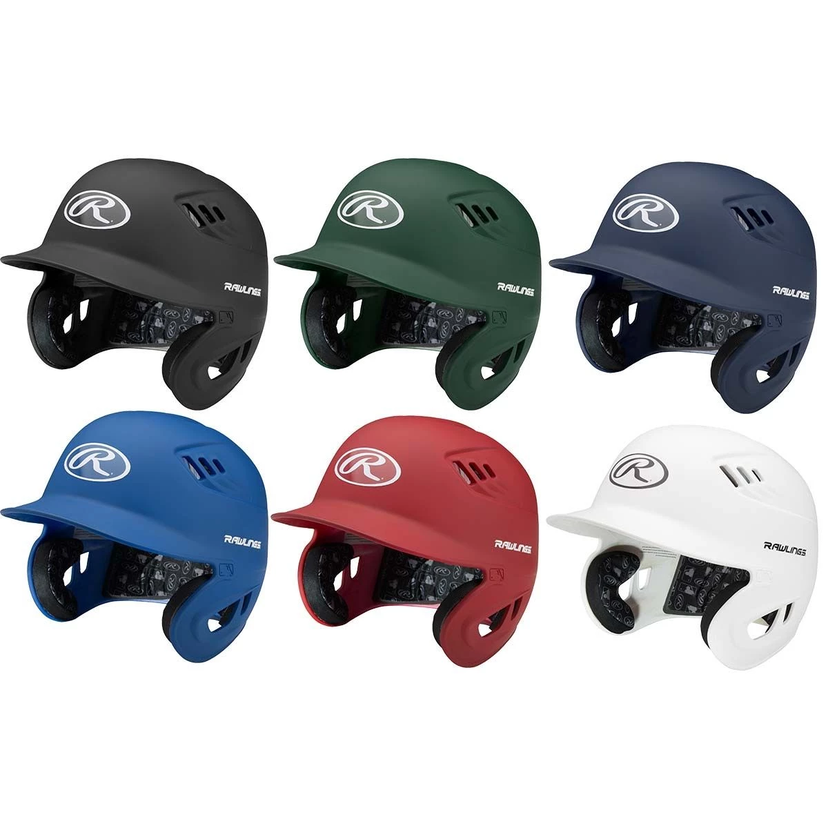 Best Pirce ❤️ Rawlings Coolflo Matte Fitted Batting Helmet, CFABHNM Matte White ⭐ 2 Best Pirce ❤️ Rawlings Coolflo Matte Fitted Batting Helmet, CFABHNM Matte White ⭐ - Image 2