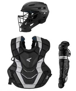 Budget 🔥 Easton Age 9-12 Elite X NOCSAE Catcher's Gear Box Set, YOUTH Navy/Red 🤩