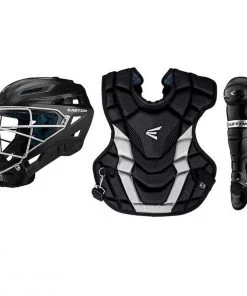Hot Sale 🌟 Easton Age 13-15 Gametime NOCSAE Catcher's Gear Box Set, INTERMEDIATE Navy 🎉