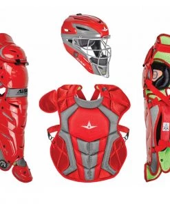 Promo βοΈ All Star CKCC912S7X Age 9-12 Youth System7 Axis Pro NOCSAE Catcher's Kit Royal β€οΈ