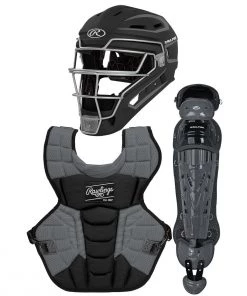Outlet ✔️ Rawlings Velo INTERMEDIATE NOCSAE Catcher's Gear Set Black ✨