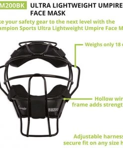 Cheap ✨ Champion Ultra Lightweight Umpire Facemask 🤩 -Hot Sale BASEBALL Store a32 387 4 1