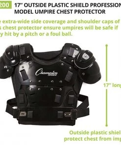 Best Pirce 💯 Champion Pro Model Umpire Chest Protector ❤️ -Hot Sale BASEBALL Store a32 388 3 1
