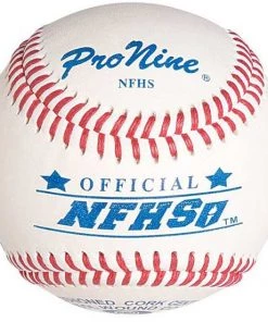 Budget 👏 Pro Nine NFHS Official Baseballs, dz w/NOCSAE Stamp ✨