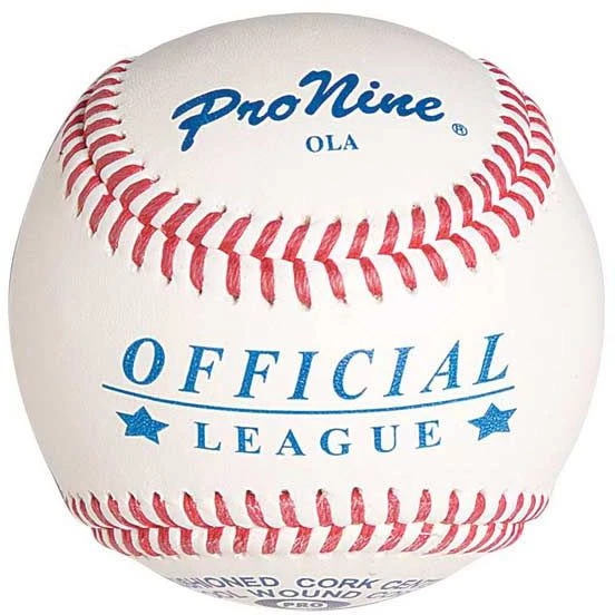 Discount 𧨠Pro Nine OLA Official League Baseballs, dz 𧨠1 Discount 𧨠Pro Nine OLA Official League Baseballs, dz π§¨