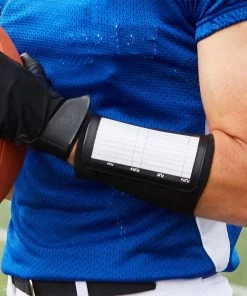 Deals ✔️ Champro SINGLE Quarterback Playbook Wrist Band Scarlet 🎉 -Hot Sale BASEBALL Store a32 691 1 1