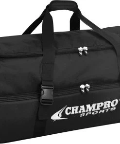 Discount 🛒 Champro Catcher/Umpire Wheeled Equipment Bag, 36"x16"x14" Black 👍