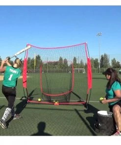 Cheapest 👏 POWERNET 7' x 7' Original Pop Up Hitting Net 🧨 -Hot Sale BASEBALL Store a32 801 02 1