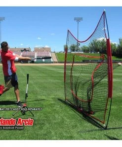 Brand new ⌛ POWERNET 7'x7' DLX 2.0 Pop Up Hitting Net System Pink 🤩 -Hot Sale BASEBALL Store a32 815 2 2 1