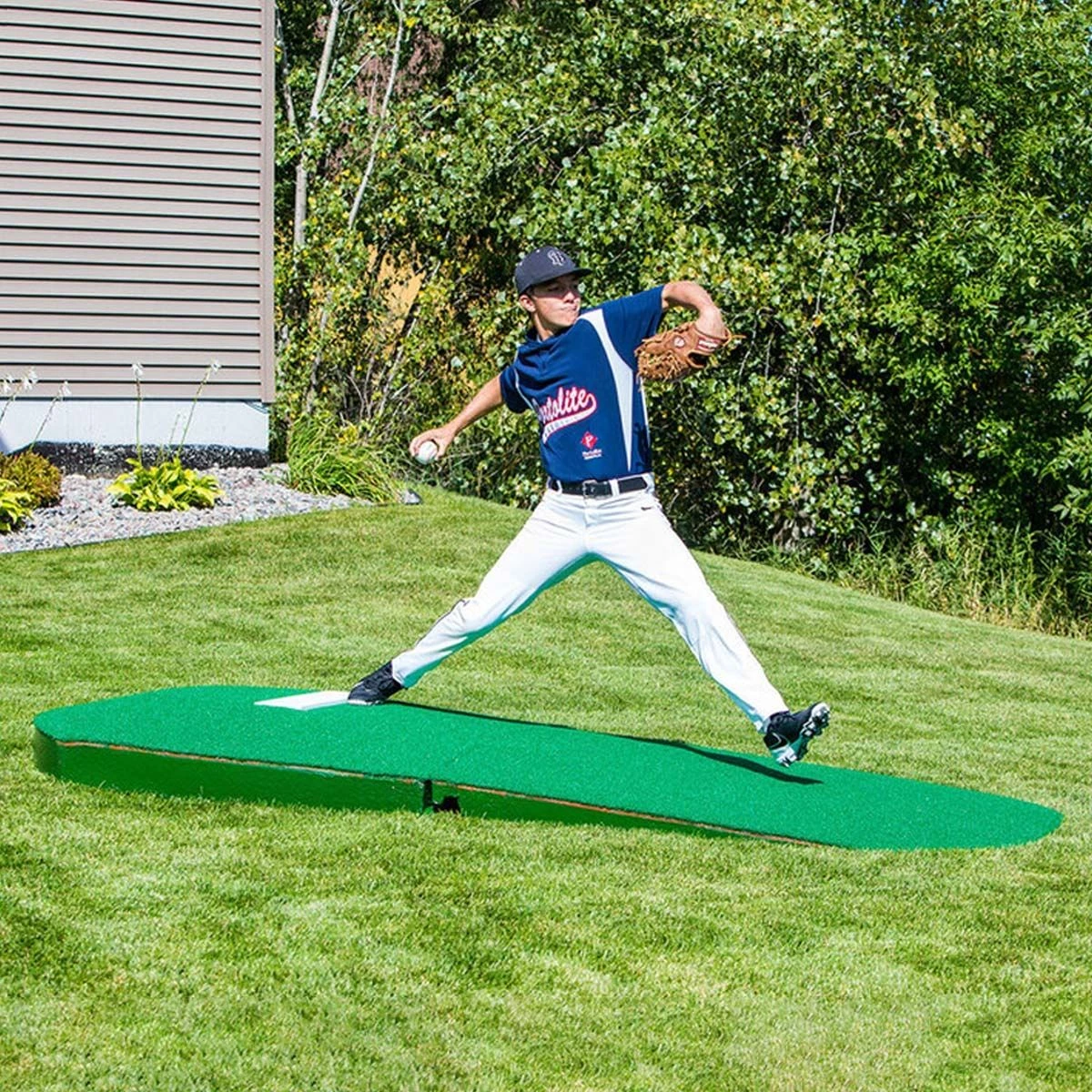 Outlet π Portolite 10"H x 8'6"L x 4'W Outdoor/Indoor Practice Pitching Mound, Green β 2 Outlet π Portolite 10"H x 8'6"L x 4'W Outdoor/Indoor Practice Pitching Mound, Green β - Image 2