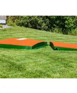 Promo ⌛ Portolite 10"Hx8'6"Lx4'W Outdoor/Indoor Practice Pitching Mound, Clay 👍 -Hot Sale BASEBALL Store a32 837 new 02 1