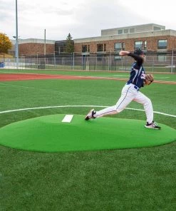 Outlet 🎉 Portolite 10"Hx11'3"Lx7'7"W Full Length Game Pitching Mound, Green 🛒 -Hot Sale BASEBALL Store a32 843 new 02 1