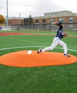 Deals 🧨 Portolite 10"Hx11'3"Lx7'7"W Full Length Game Pitching Mound, Clay 🤩 -Hot Sale BASEBALL Store a32 844 new 02 1