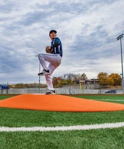 Deals 🧨 Portolite 10"Hx11'3"Lx7'7"W Full Length Game Pitching Mound, Clay 🤩 -Hot Sale BASEBALL Store a32 844 new 03 1