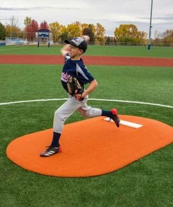 Deals 🧨 Portolite 10"Hx11'3"Lx7'7"W Full Length Game Pitching Mound, Clay 🤩 -Hot Sale BASEBALL Store a32 844 new 05 1