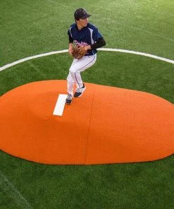 Discount 💯 Portolite Two-Piece 10"Hx11'3"Lx7'7"W Game Pitching Mound, Clay 🧨