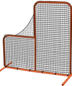 Promo 😀 Champro Brute 7'x7' Pitcher's L Safety Screen ✔️