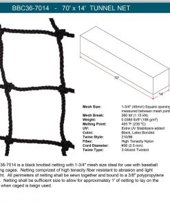 Cheap 🎁 55' & 70' Jaypro All Star Batting Tunnel Nets, #36 Thread Count 🛒 -Hot Sale BASEBALL Store a32 866 7014 1