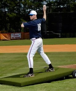 Best reviews of 🛒 Proper Pitch 7'L x 4'W Pitching Platform, Green 🔥