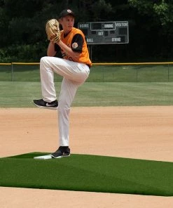 Wholesale 🎉 Proper Pitch 8"Hx11'6"Lx8'3"W Tapered Game Mound, Green 😀
