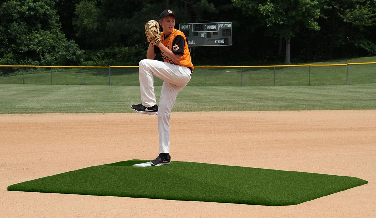 Wholesale π Proper Pitch 8"Hx11'6"Lx8'3"W Tapered Game Mound, Green π 1 Wholesale π Proper Pitch 8"Hx11'6"Lx8'3"W Tapered Game Mound, Green π