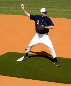 Flash Sale ✔️ Proper Pitch 8"Hx11'6"Lx8'3"W Classic Game Mound, Green 🔔