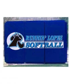 Best Pirce 😀 Cover Sports 4'H x 6'L Baseball/Softball Backstop Padding w/Graphics Black ✨