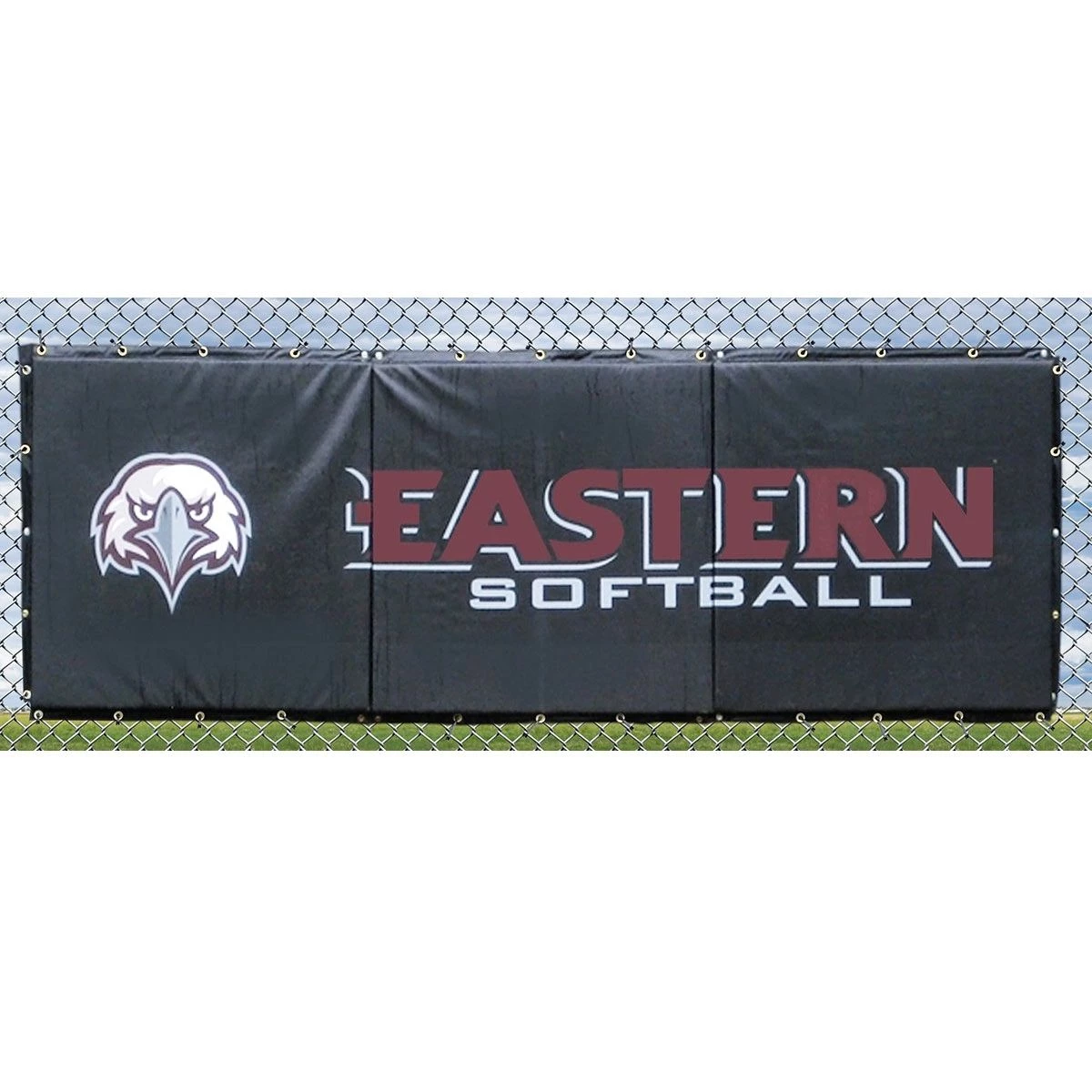 Best Pirce π Cover Sports 4'H x 8'L Baseball/Softball Backstop Padding w/Graphics Gray π 4 Best Pirce π Cover Sports 4'H x 8'L Baseball/Softball Backstop Padding w/Graphics Gray π - Image 4