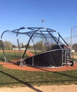 Buy 👍 Trigon Pro Cage Rollaway Baseball Batting Cage 🔔 -Hot Sale BASEBALL Store a32 983 3 1