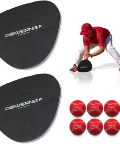 Deals ✔️ POWERNET Perfect Fielder and Foam Tech Ball Bundle 🔥