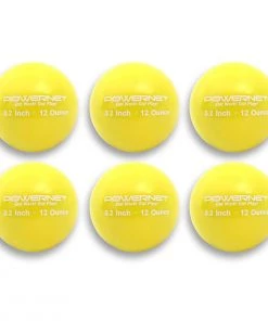 New 😀 POWERNET 3.2" Weighted Batting/Throwing Training Balls, 6pk 🔥