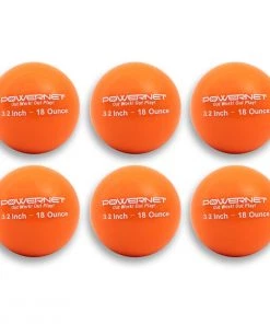 New 😀 POWERNET 3.2" Weighted Batting/Throwing Training Balls, 6pk 🔥 -Hot Sale BASEBALL Store a33 019 18 1 1