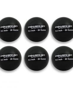 New 😀 POWERNET 3.2" Weighted Batting/Throwing Training Balls, 6pk 🔥 -Hot Sale BASEBALL Store a33 019 20 1