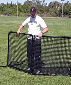 Best Sale 😍 Easton 7'x7' Collapsible Pitching L Screen, A162711 💯 -Hot Sale BASEBALL Store a33 105b 1