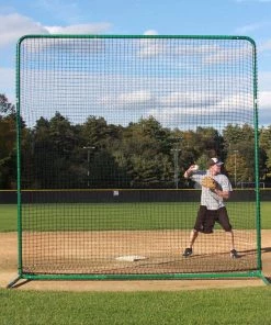 Hot Sale 😍 ProMounds Deluxe 10'x10' Baseball/Softball Protective Screen Frame & Net 👍