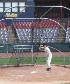 Wholesale 🔔 Jaypro Big League Bomber Portable Baseball Batting Cage, BBLS-12 😍
