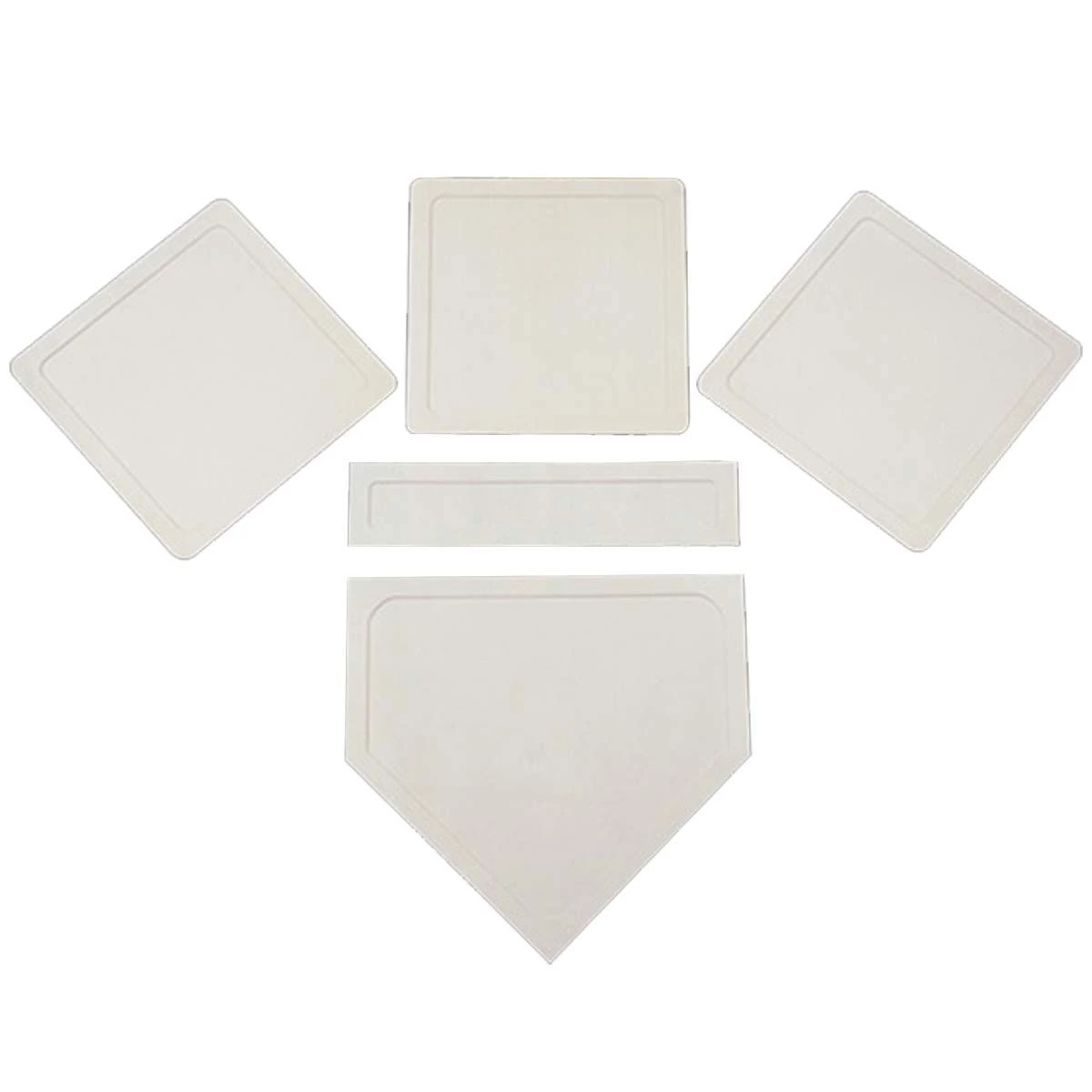 Hot Sale 🧨 Schutt Recreational Throw Down Baseball/Softball Base Set, White 💯 1 Hot Sale 🧨 Schutt Recreational Throw Down Baseball/Softball Base Set, White 💯