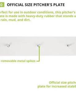 Cheapest 🔥 Champion Official Size Pitcher's Plate, 80 ❤️ -Hot Sale BASEBALL Store a33 255 new 3 1