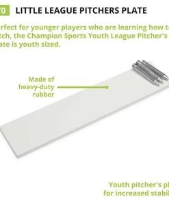 Coupon 🔔 Champion Youth League Pitcher's Plate with Spikes, 70 ✨ -Hot Sale BASEBALL Store a33 257 new 3 1